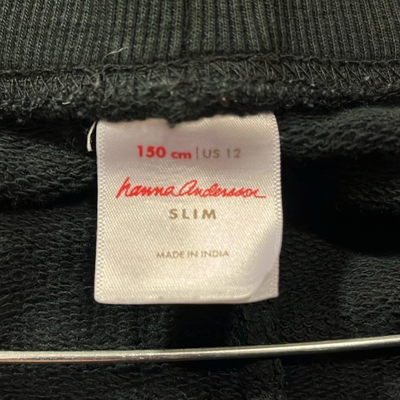 Hanna Andersson Slim 12 functional drawstring sweatpants black - Picture 4 of 4